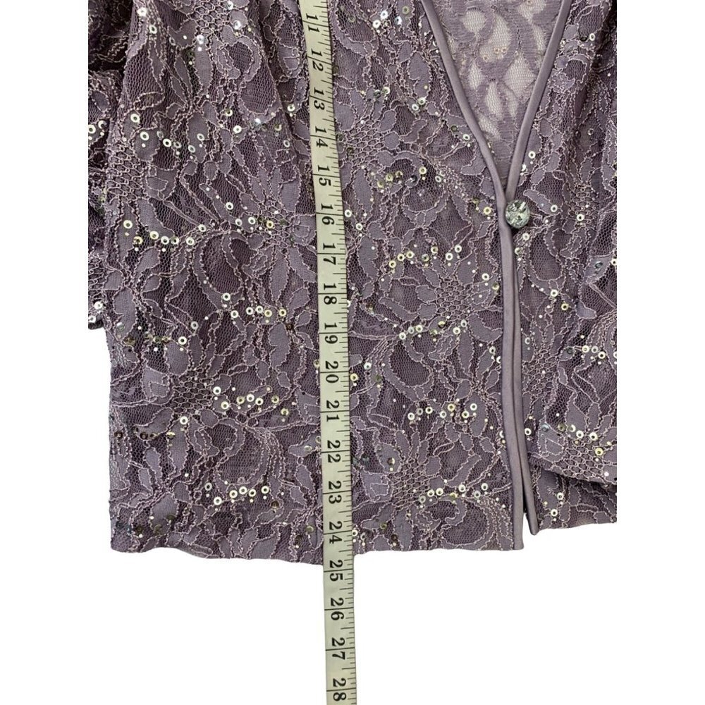 Alex Evenings Women's Dusty Orchid Elegant 3- Piece Skirt Set — image 7 of 8